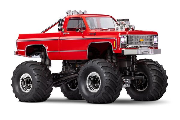 Traxxas 98064-1-RED  TRX-4MT Chevrolet K10 Monster Truck