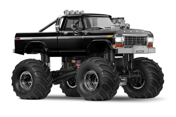 Traxxas 98044-1-BLACK  TRX-4MT Ford F-150 Monster Truck