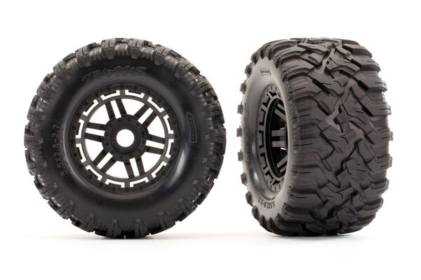 Traxxas 8972  T&W/BLK AT TIRE TSM RATED