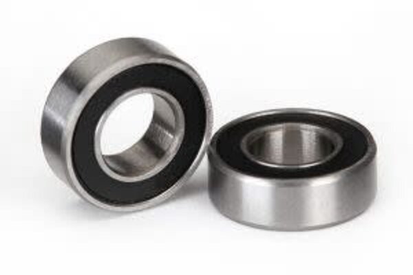 Traxxas 5117A Ball bearings, black rubber sealed (6x12x4mm) (2)