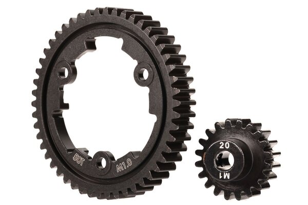 6450    SPUR 50T STEEL PINION 20T 1MP