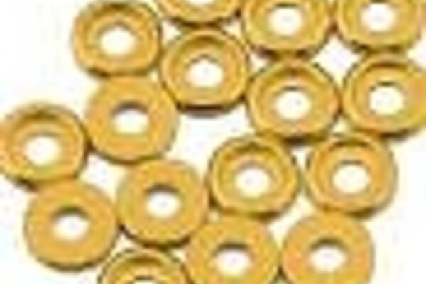 Team Brood BRO-TBR-6061BHWKITY  Team Brood 3mm 6061 Aluminum Button Head Washer (Yellow) (16)