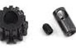 Protek RC PTK-8056   ProTek RC Steel 32P Pinion Gear w/3.17mm Reducer Sleeve (Mod .8) (5mm Bore) (13T)