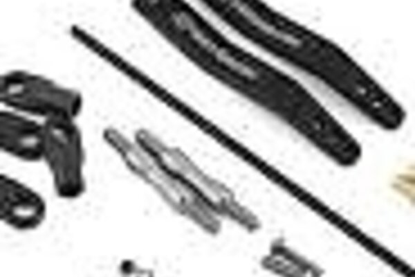 Vanquish Products VPS08304  Vanquish Products Rock Jock Antirock V3 Yeti Sway Bar Set (Black)