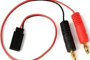 Powerhobby PHB6081   Powerhobby Receiver Charge Lead Futaba Female to 4mm Banana Plugs