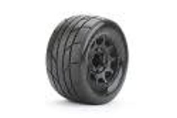 Powerhobby PHB2804CBMSGNB  Powerhobby 1/10 2.8 MT Super Sonic Belted Tires (2) with Removable Hex Wheels