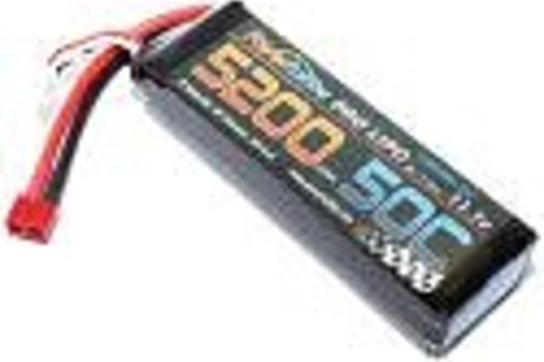 Powerhobby PHB3S520050DEANS  5200mAh 11.1V 3S 50C LiPo Battery w/ Hardwired T-Plug