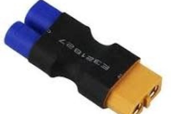 Powerhobby PHB6227   Powerhobby EC3 Male to xt60 Female Battery Adapter