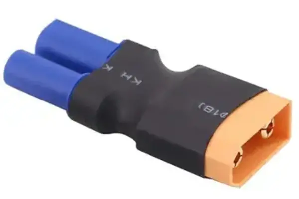 Powerhobby PHB6774   POWERHOBBY XT90 MALE TOO EC5 FEMALE BATTERY ADAPTER