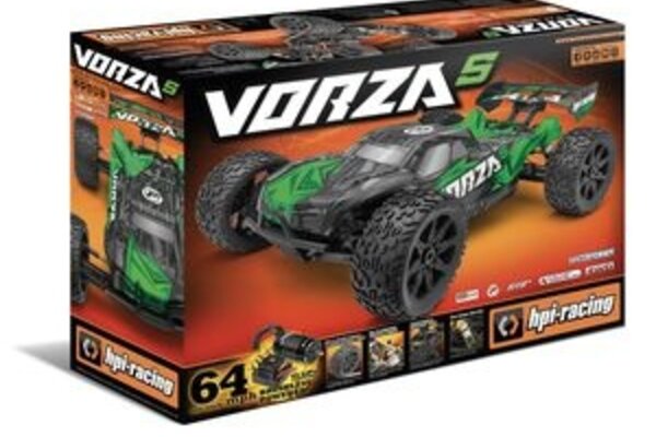 HPI Racing HPI160182	Vorza S Flux Truggy, 1/8 Scale 4WD RTR Brushless w/2.4GHz Radio System, Green