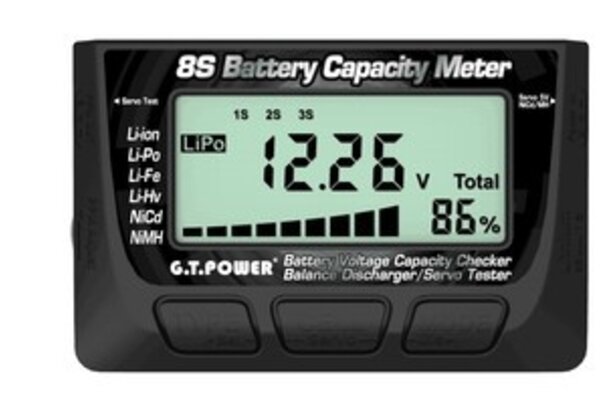 G.T.POWER RCESC1600  8S Battery Capacity Meter