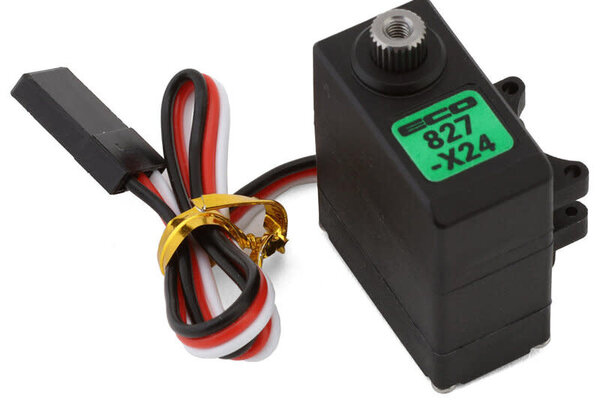EcoPower ECP-827-X24   EcoPower WP827-X24 Metal Gear Micro Servo Direct Fit For Axial™ SCX24 (HV) (Waterproof)