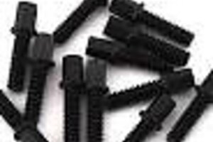 Vanquish Products VPS01705   Vanquish Products Scale SLW Hub Screw Kit (Black) (12) (Long)