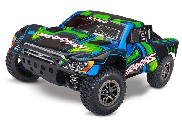 Traxxas 68277-4- GRN Slash 4x4 Ultimate 1/10 Brushless Short Course