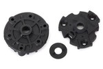 Traxxas 7793X Housing, cush drive (front & rear halves)