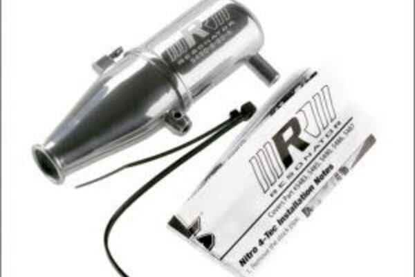 Traxxas 5490 Tuned pipe, Resonator, R.O.A.R. legal (single-chamber, enhances low to mid-rpm power) (for Revo® & Slayer with TRX® Racing Engines)
