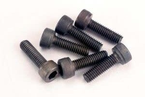 Traxxas 2587 Screws, 3x10mm cap-head machine (6) (no washer)