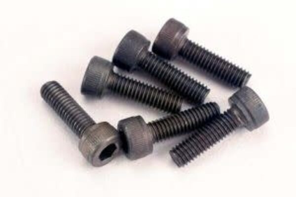 Traxxas 2587 Screws, 3x10mm cap-head machine (6) (no washer)