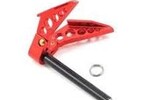 Yeah Racing YEA-YA-0416  Yeah Racing Aluminum 1/10 Crawler Scale Accessory (Foldable Winch Anchor) (Red)