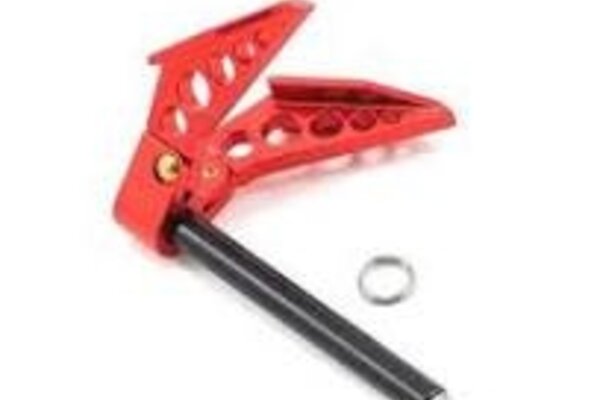 Yeah Racing YEA-YA-0416  Yeah Racing Aluminum 1/10 Crawler Scale Accessory (Foldable Winch Anchor) (Red)