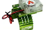 Powerhobby ARC1004-Green  Powerhobby Aluminum Motor Cooling Fan FOR Traxxas Slash Stampede Rustler Green