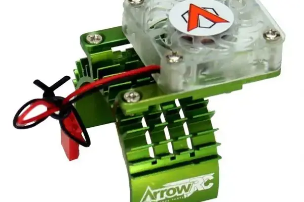 Powerhobby ARC1004-Green  Powerhobby Aluminum Motor Cooling Fan FOR Traxxas Slash Stampede Rustler Green