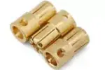 Samix SAMBP65-003M   Samix 6.5mm High Current Bullet Plug Connectors (3 Male)