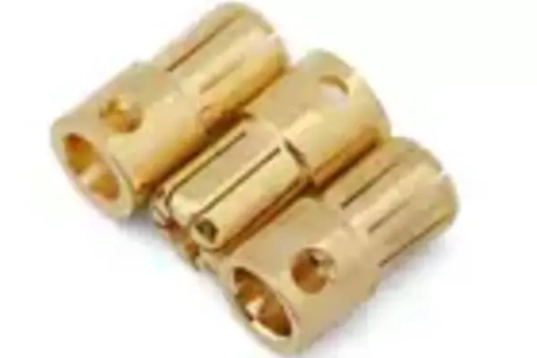 Samix SAMBP65-003M   Samix 6.5mm High Current Bullet Plug Connectors (3 Male)