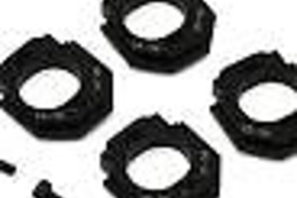 Hot Racing HRAGRM18V01  Hot Racing Arrma Grom Aluminum Motor Mount Set (Black) (16-27T)