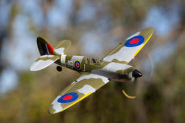 RAGE RC RGRA1303V2  Supermarine Spitfire Micro RTF Airplane with PASS (Pilot Assist Stability Software) System