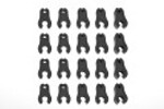 Corally (Team Corally) C-00180-109 Caster Clips Set - 1 to 4.5mm - 1 Set: Dementor, Kronos,