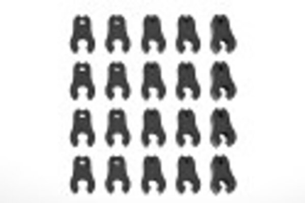 Corally (Team Corally) C-00180-109 Caster Clips Set - 1 to 4.5mm - 1 Set: Dementor, Kronos,
