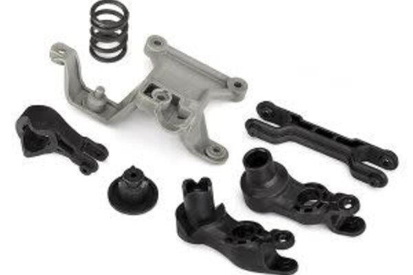 Traxxas 7746 Steering bellcranks/ bellcrank support/servo saver/ servo saver spring/ draglink/ 3x20mm shoulder screws (2)
