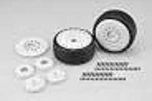 J Concepts JCO3113-19  JConcepts Speed Claw Belted Tire Pre-Mounted w/Cheetah Speed-Run Wheel (White) (2)