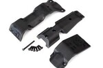 Traxxas 8637 Skid plate set, front/ skid plate, rear/ 3x10 BCS (6)/ 3x30 BCS (1) (fits #8629 & 8630 bulkheads)