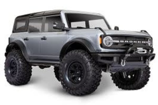 Traxxas 92076-4-SLVR TRX-4® Scale and Trail® Crawler with 2021 Ford® Bronco Body:  4WD Electric Truck with TQi™ Traxxas Link™ Enabled 2.4GHz Radio System
