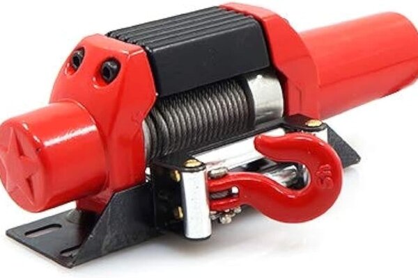 Yeah Racing YEA-YA-0388  Yeah Racing 1/10 Scale Crawler Aluminum Winch (Red) (Type C)