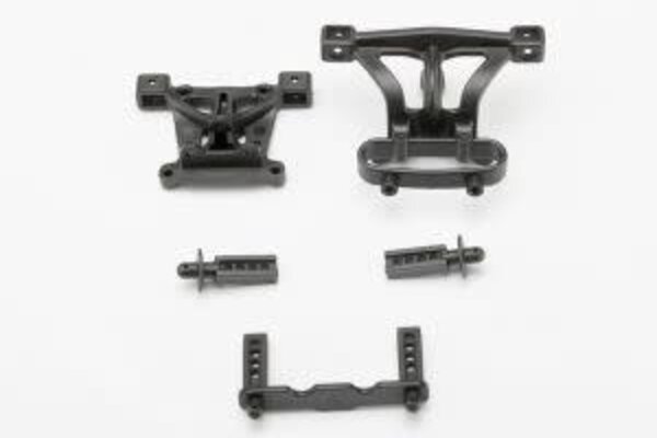 Traxxas 7015  BODY MOUNTS, FRONT & REAR/ BOD
