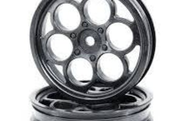 EXCELERATE XCE-0040-LP  eXcelerate Looper Drag Racing Front Wheels (Black) (2) w/12mm Hex