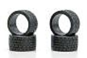 KYOMZW38-20B   Kyosho Mini-Z 11mm Wide Racing Radial Tire (4) (20 Shore)