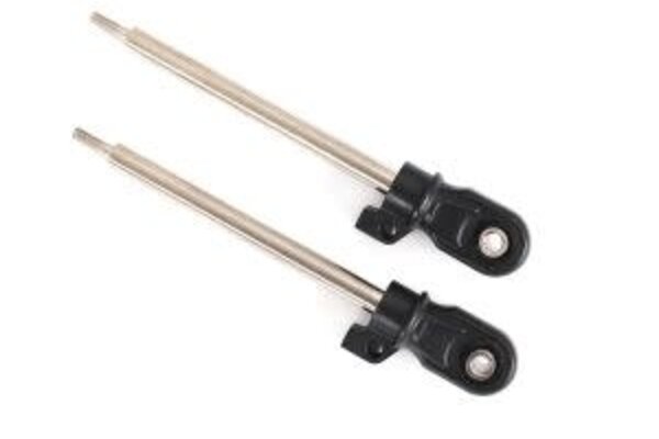 Traxxas 8963 Shock shaft, 72mm (GT-Maxx®) (steel, chrome finish) (2)/ rod ends (2)/ hollow balls (2)
