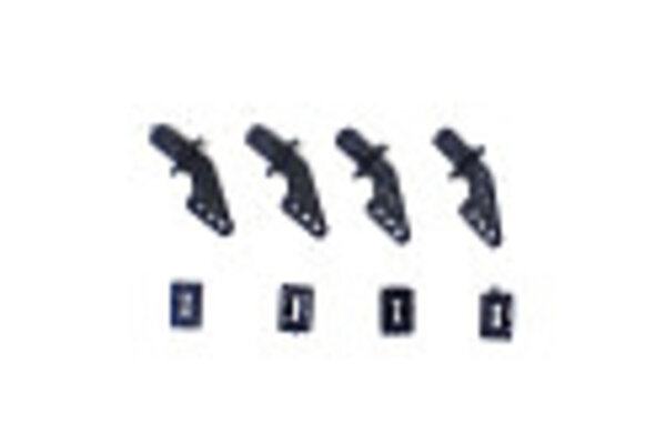 Rage R/C RGRA1186  Servo Arms (Set of 4); Tempest 600, Super Cub MX, P-51, F4U,