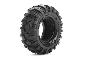 LOUISE LOULT3368VI	CR-Rowdy 1/18, 1/24 1.0" Crawler Tires, Super Soft, Front/Rear (2)