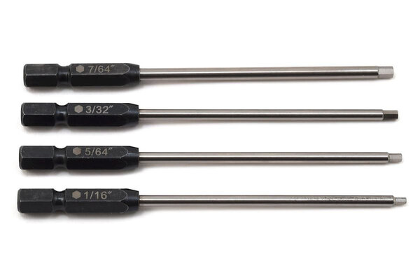Protek RC PTK-8244  Trutorque Standard Power Tool Set-1/16, 5/64, 3/32, 7/64