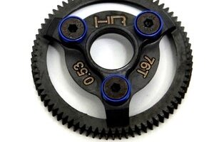 Hot Racing HRASTE876  Steel 76T 48P Spur Gear Slash, Blue
