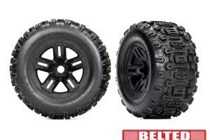 Traxxas 9573 T&W 3.8 BLK WHL