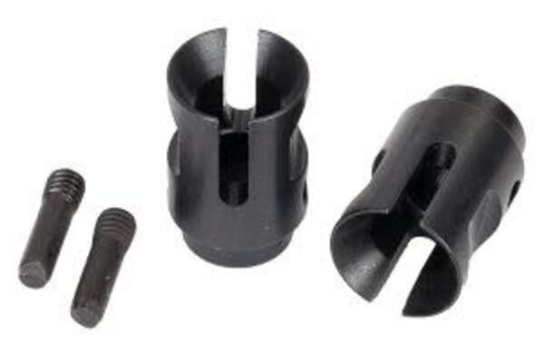 Traxxas 8353X Drive cups, inner (2) (steel constant-velocity driveshafts)/ screw pins (2)