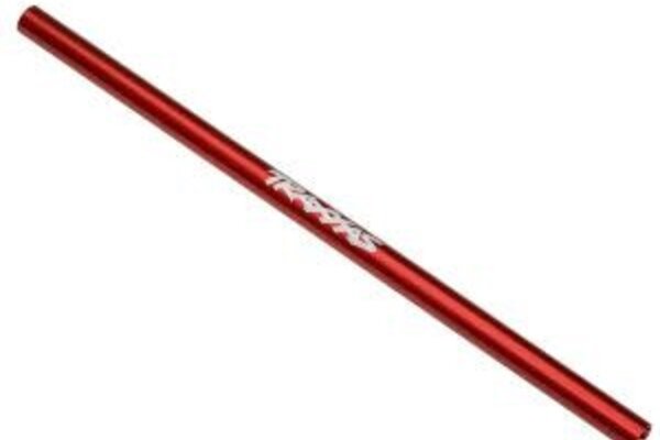 Traxxas 6765R Driveshaft, center, 6061-T6 aluminum (red-anodized) (189mm)