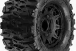 PRO 1/10 Trencher Front/Rear 2.8" MT Tires Mounted 12mm Blk Raid (2)