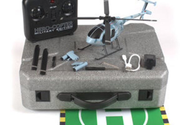 RAGE RC RGR6102	Hero-Copter Military, 4-Blade RTF Heli; Navy